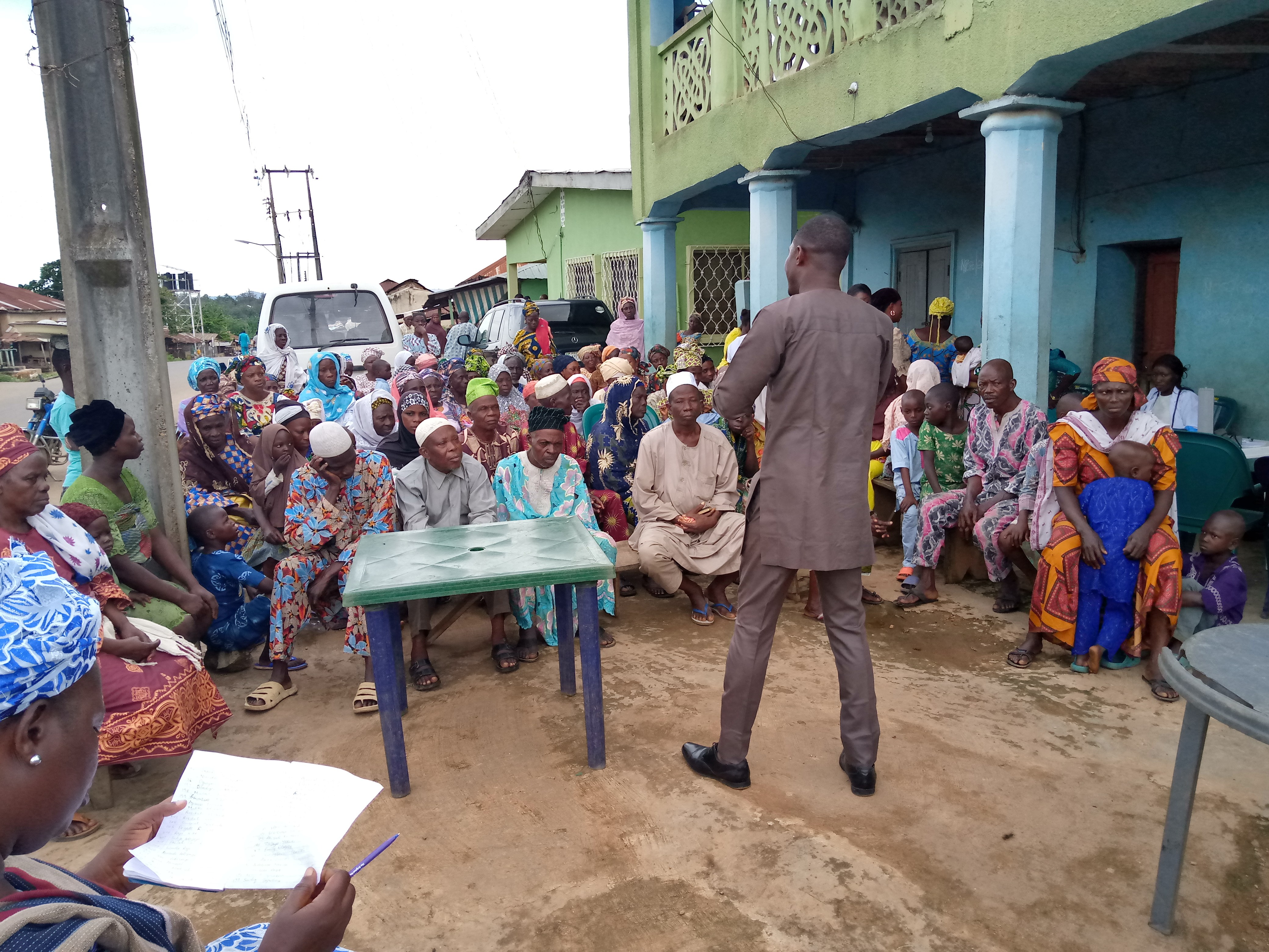 Community outreach program with elderly participants